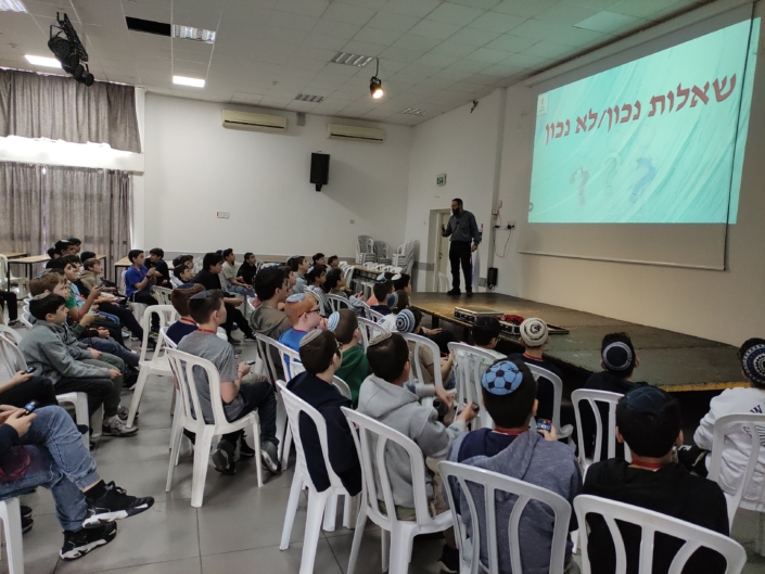 קליק בקדושא - חידון שלטים עם הנחיה חזקה