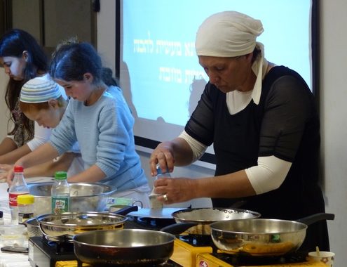 מתרגלים טיגון מנחות